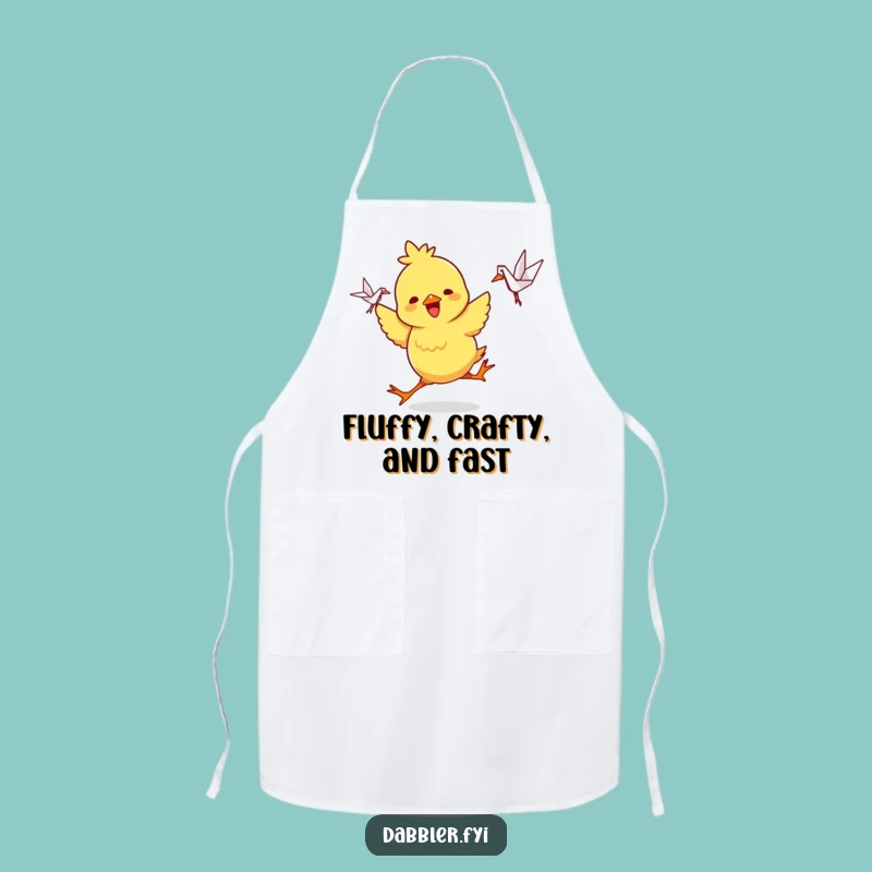 Funny Chick Crane Dancer Apron: Cook with Joy in this Funny Gift