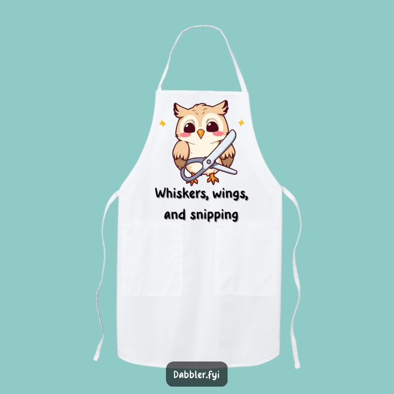 Funny Owl Cutter Apron: Craft with Confidence in this Funny Gift