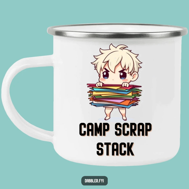 Funny Paper Balancer Camping Mug: Durable Funny Gift for the Outdoorsy Organizer