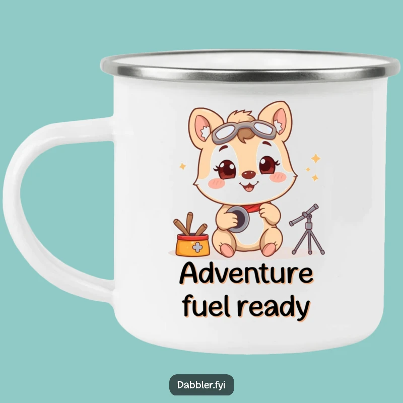 Funny Hobbyist Animal Camping Mug: Adventure Brew - Rugged Funny Gift