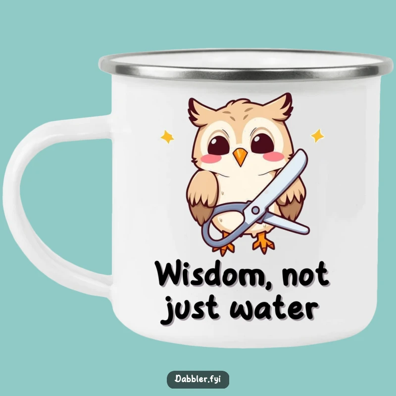 Funny Owl Cutter Camping Mug: Your Hilarious Outdoor Funny Gift