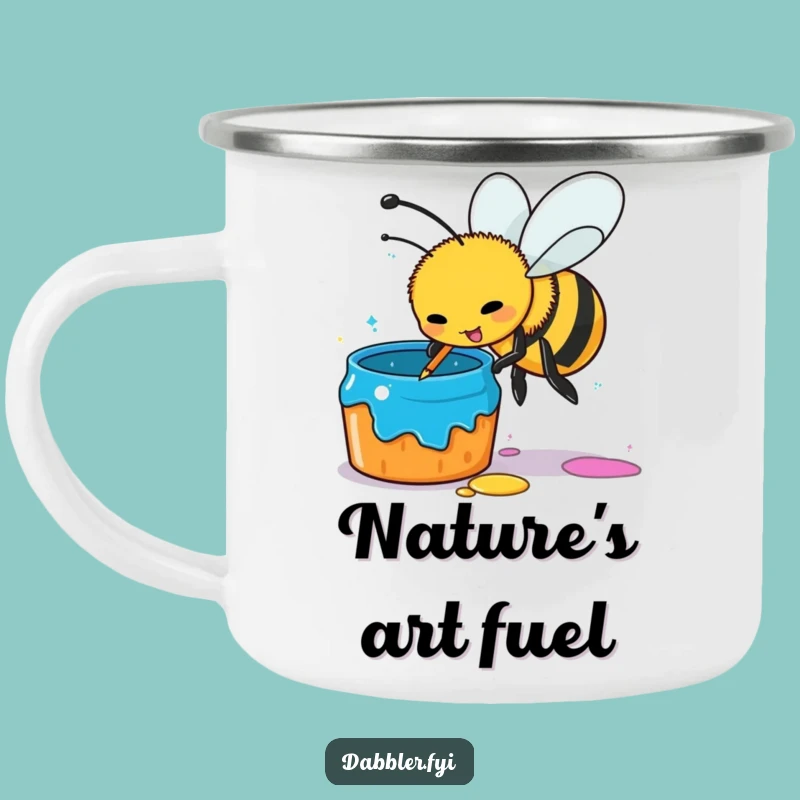 Funny Busy Bee Camping Mug - Sip Artfully with Hilarious Vibes Gift