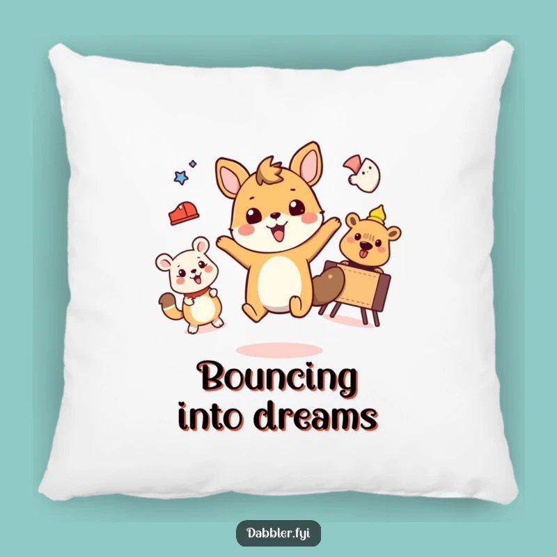 Funny Animal Activity Pillow: Snuggle Up with Lively Charm!