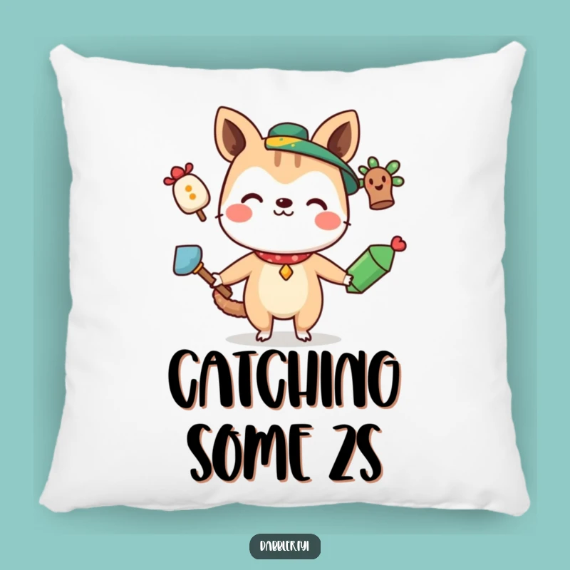 Funny Juggling Animal Pillow: Cozy Quirky Accent, Charming Gift