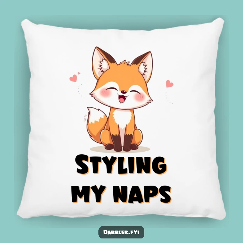 Funny Fox Style Pillow: Cozy Comfort with a Fashionable Friend, Wonderful Funny Gift