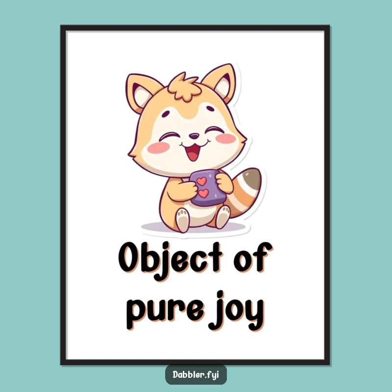 Funny Digital Print - Animal's Joyful Exploration, Instant Humorous Decor