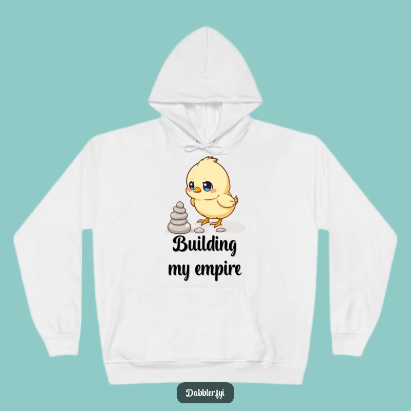 Cozy Funny Determined Chick Hoodie - Warm & Motivating, Wonderful Funny Gift!