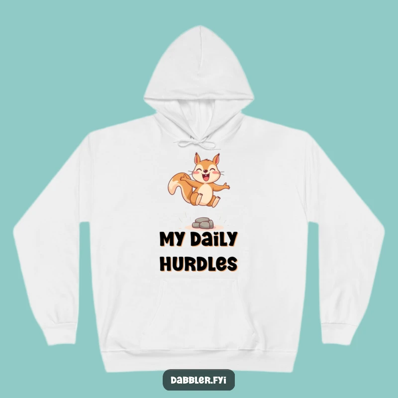 Cozy Funny Squirrel Leap Hoodie - Warm Energy, Wonderful Funny Gift!