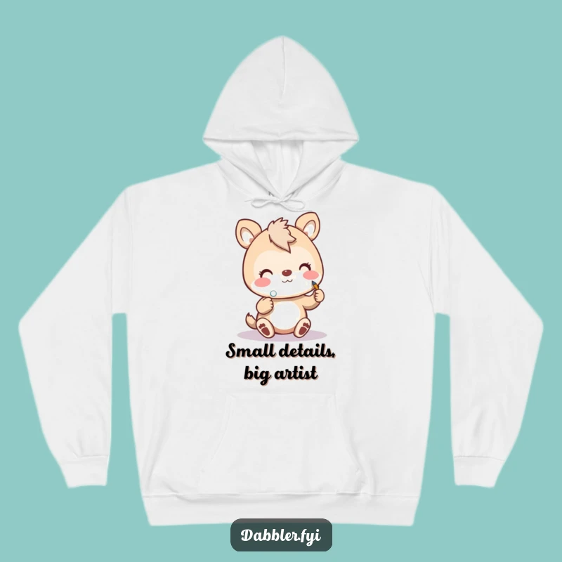 Funny Art Animal Hoodie: Cozy Funny Gift for the Creative Spirit