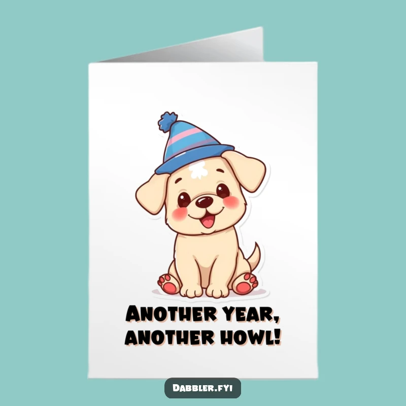 Hilarious Puppy Birthday Card: Free Printable Downloadable Gift for Dog Lovers