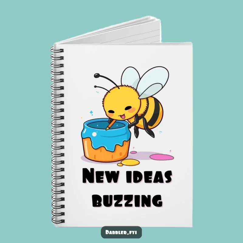 Funny Busy Bee Notebook - Jot Down Ideas with Hilarious Artistry Gift