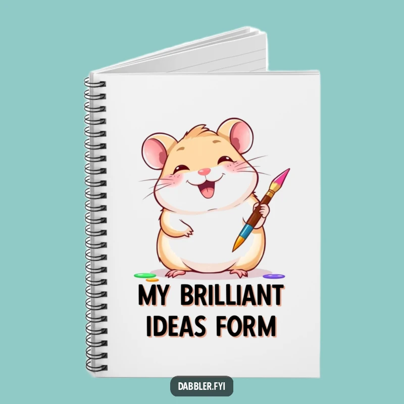 Funny Hamster Notebook - Artist's Creative Journal, Inspiring Funny Gift