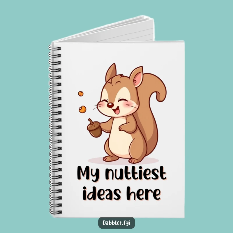 Funny Squirrel Notebook: Playful Acorn Toss, Ideal Funny Gift for Journaling Enthusiasts