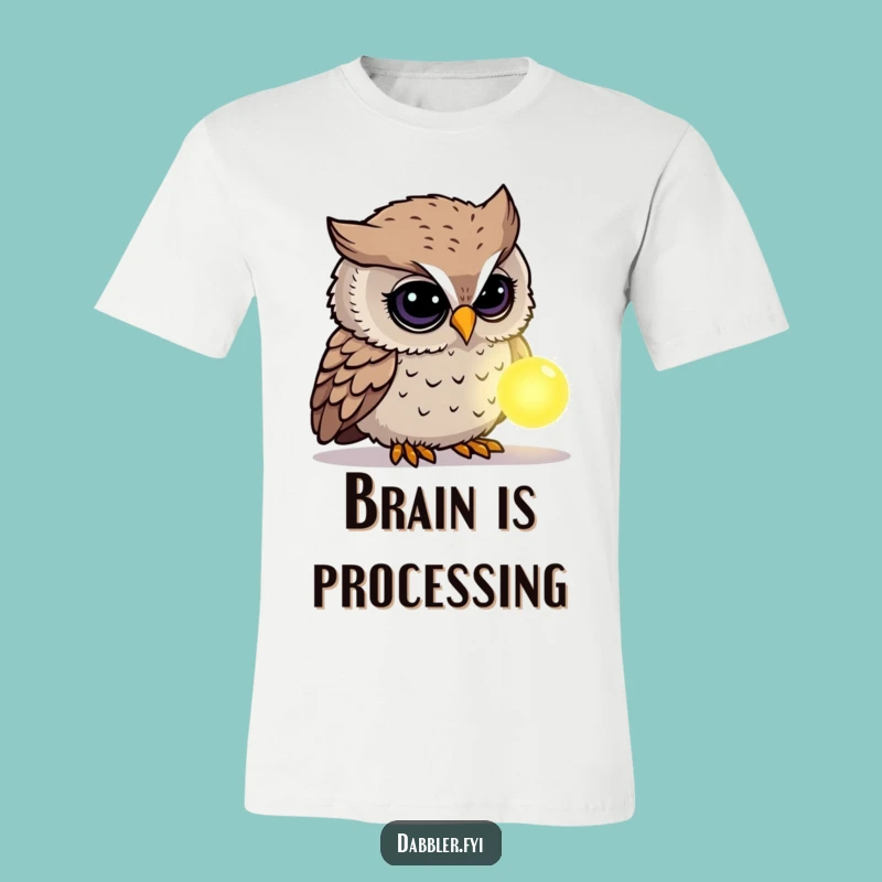 Funny Owl Mystery T-Shirt: Curious Owl, Enigmatic Find, Perfect Funny Gift for Explorers