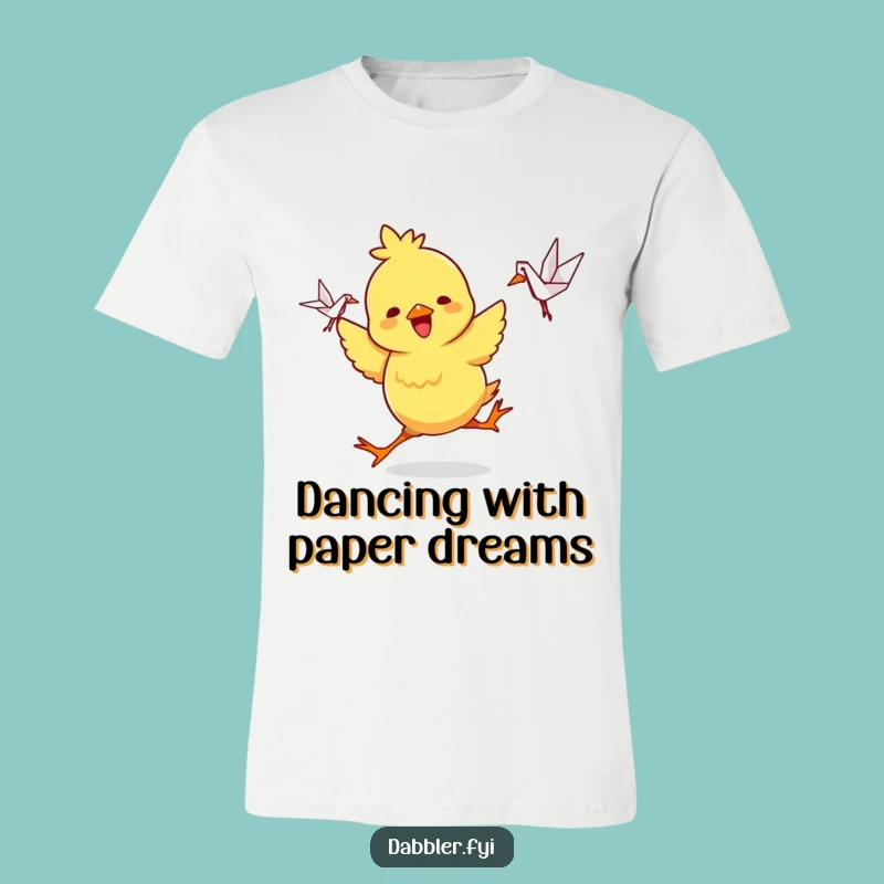 Funny Chick Crane Dancer Tee: Express Joy with This Funny Gift