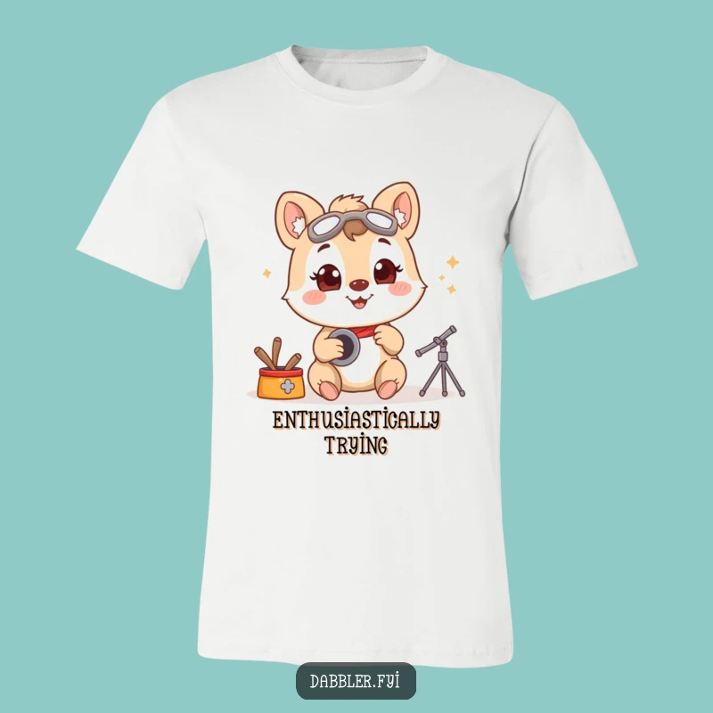 Funny Hobbyist Animal T-Shirt: Enthusiastic Explorer - Great Funny Gift