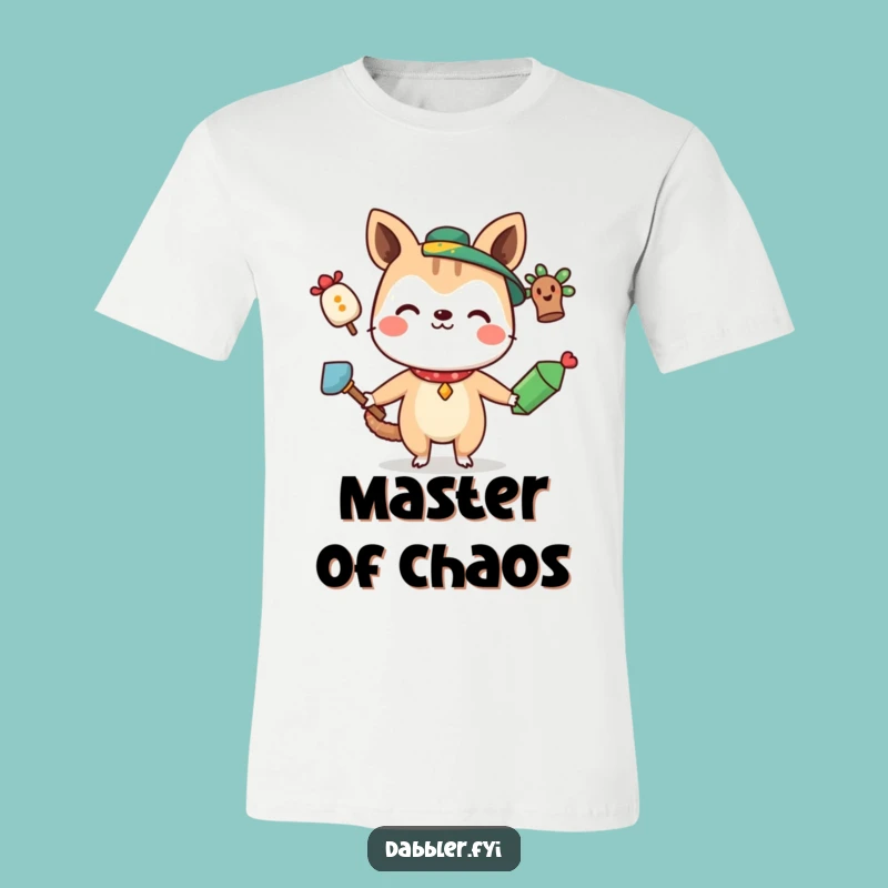 Funny Juggling Animal T-Shirt: Quirky Balance, Great Comedian Gift