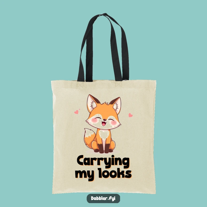 Funny Fox Style Tote Bag: Carry Your Fashion with Flair, Great Funny Gift