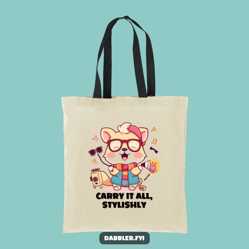 Funny Animal Accessory Experiment Tote Bag: Carry Your Essentials with a Smile!